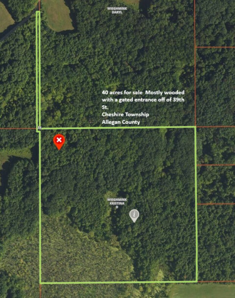 Hunting Land For Sale In Allegan County 40 Acres | Property ID: 23513