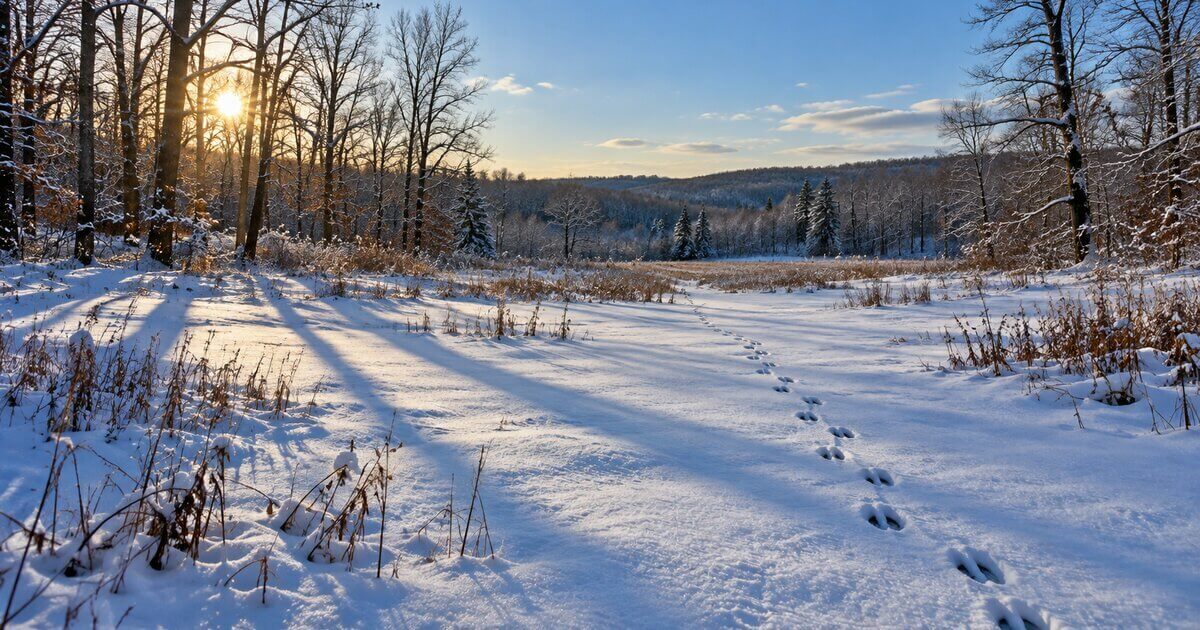 Buying Michigan hunting land in winter to prepare for next season
