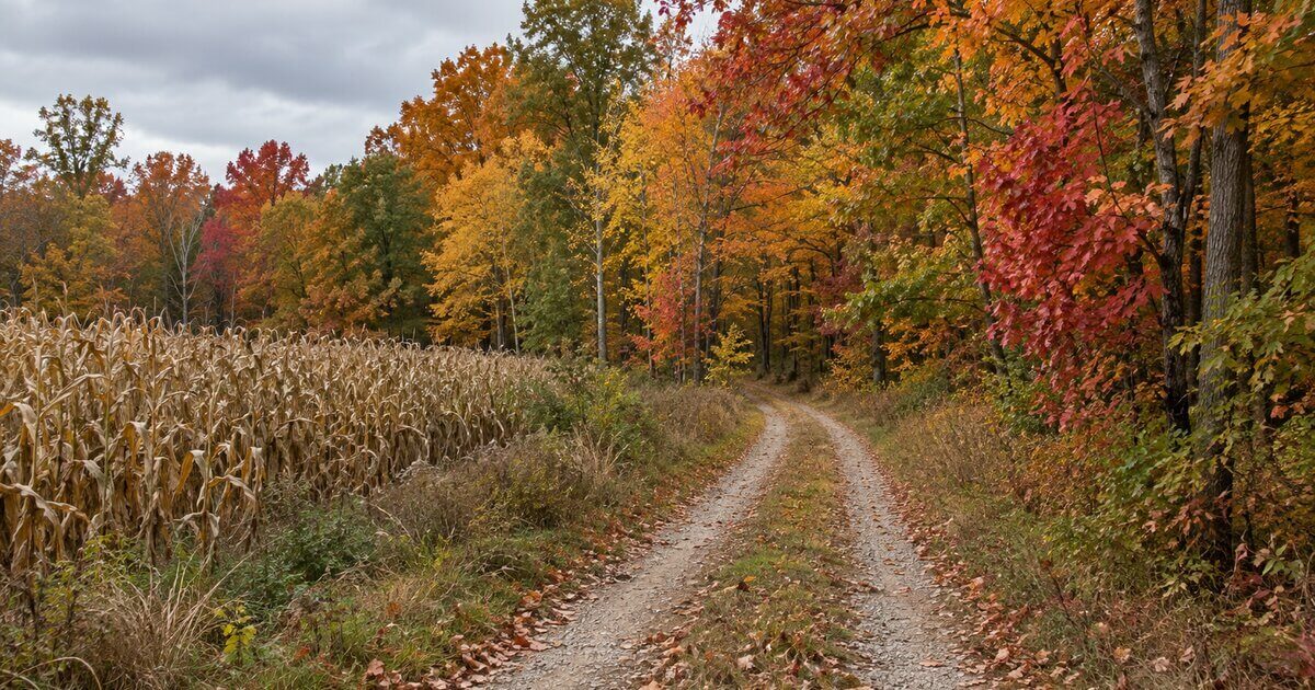 Rural Michigan hunting parcel during the land closing process